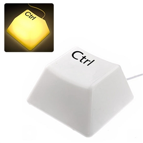 BuySKU72214 Novelty Ctrl Button Style LED Keypress Light Night Light Lamp (Yellow Light)