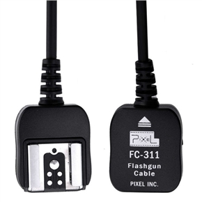 BuySKU71729 Pixel FC-311/L 10M Flashgun Cable for Canon EOS DSLR Camera & Flashgun (Black)