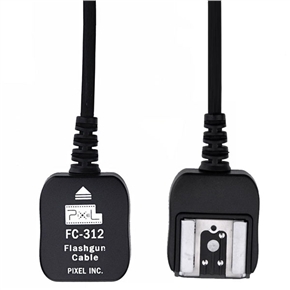 BuySKU71735 Pixel FC-312/M 3.6M Flashgun Cable for Nikon DSLR Camera & Flashgun (Black)