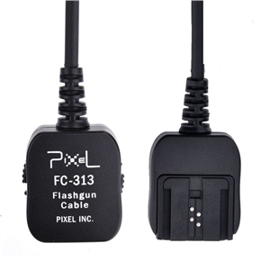 BuySKU71734 Pixel FC-313/L 10M Flashgun Cable for Sony DSLR Camera and Flashgun (Black)