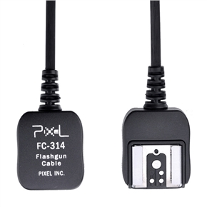 BuySKU71728 Pixel FC-314/L 10M Flashgun Cable for Panasonic /Olympus DSLR Camera & Flashgun (Black)