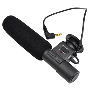 BuySKU72155 Professional SG-108 DV Stereo Microphone for Canon 60D 5D Mark II 7D (Black)