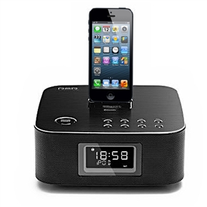 BuySKU72097 RSR DS406 Wireless Bluetooth Mini Speaker Dock with FM Radio /Alarm /Remote Control for iPhone /iPad /iPod (Black)