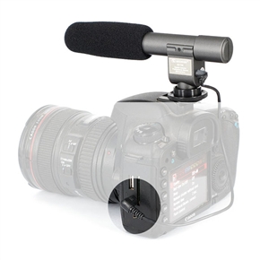 BuySKU71967 SG-108 Digital Camera DV Professional Stereo Microphone (Grey)