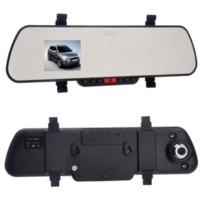 BuySKU72351 X11 2.7-inch TFT-LCD Ultra-thin Full HD 1080P Rearview Car DVR with G-sensor /SOS Emergent Saving /HDMI /AV-out (Black)
