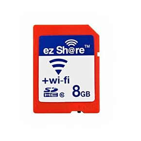 BuySKU72263 ez-Share 8GB Wireless WiFi SD Memory Card (Red)