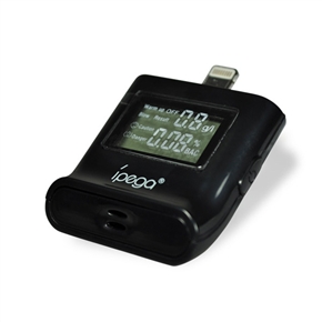 BuySKU72159 ipega PG-I5006 LCD Display Alcohol Tester Breathalyzer with Voice Alarm & Light for iPhone 5 /iPad mini (Black)