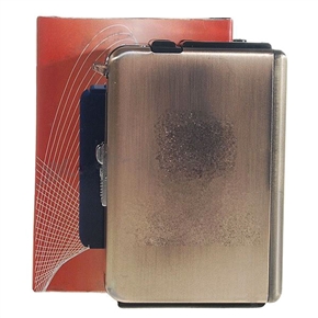 BuySKU72986 2 in 1 Butane Jet Torch Lighter with Cigarette Case with (Lighter Brown)
