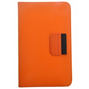 BuySKU72613 360-degree Rotating Stand PU Protective Case Cover with Card Holder for Google Nexus 7 7-inch Tablet PC (Orange)