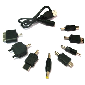 BuySKU72898 8-in-1 Different Cellphone Adapters Set with USB Adapter Cable for Mobile Power Bank