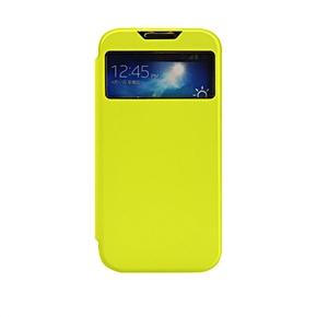 BuySKU72574 BASEUS Ultra-thin Battery Cover PU Protective Flip Case with Sleep/Wake-up Function for Samsung Galaxy S IV (Green)
