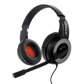 BuySKU72778 Bingle B326 Head-band Type 3.5mm-plug Wired Stereo Headphones Headset with Microphone & Volume Control (Black)