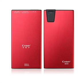 BuySKU72642 Cager B030-6 15000mAh Dual USB Mobile Power Bank with SD Card Reader & Dual LEDs for iPhone /iPad /Samsung (Red)