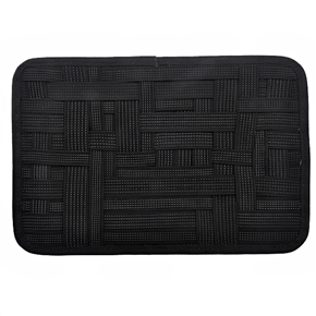 BuySKU73065 Creative Multi-functional Elastic Storage Plate Bag Travel Bag (Black)