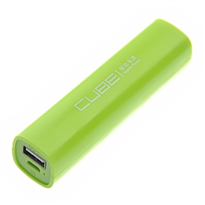 BuySKU72755 Cube E02A 2000mAh Mobile Power Bank External Battery Charger for iPhone /Samsung /HTC /MP3 /MP4 (Green)