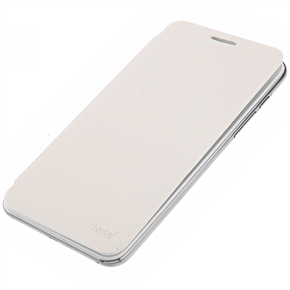 BuySKU72635 Fashion Battery Cover PU Protective Flip Case for N9770 Dual-core 5.0-inch 3G Smartphone (White)