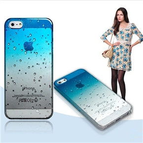 BuySKU72952 Fashion Color Gradient Water Droplets Style Hard Protective Back Case Cover for iPhone 5 (Blue)