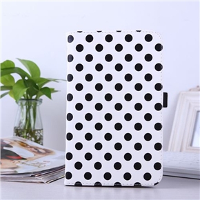 BuySKU72708 Fashion Dots Pattern PU Protective Magnetic Flip Case Cover with Stand for Google Nexus 7 Tablet PC (White)