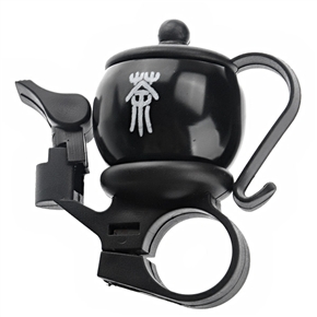 BuySKU72759 Novelty Mini Teapot Shaped Bicycle Bike Bell Ring (Black)