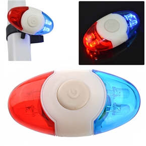 BuySKU72835 Portable 3-Mode Red & Blue 4-LED Bicycle Bike Safety Tail Light Warning Light