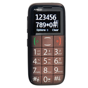 BuySKU72987 S728 One-SIM Dual-band 1.8-inch Large Volume Big Font Elder Cellphone with Bluetooth /SOS /Torch /FM /MP3 (Wine Red)