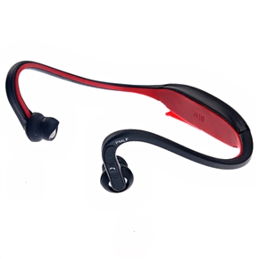 BuySKU48575 S9 Wireless Bluetooth Stereo Headphones Hands-free Neckband Headset with MIC for Mobile Phones (Black & Red)