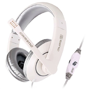 BuySKU72967 Senic G9 Head-band Type 3.5mm-plug Wired Stereo Gaming Headset Headphone with Microphone (White)