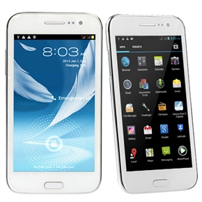 BuySKU72547 Uain F7100 Android 4.1 MTK6575 1.0GHz 512MB/4GB Dual-camera GPS 5.0-inch Capacitive Screen 3G Smartphone (White)