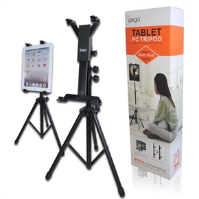 ipega PG-IP097 Retractable Tripod Mount Stand Holder for iPad /Samsung /Other Tablet PCs (Black)