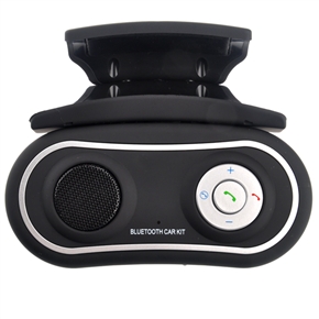 BuySKU73602 08B Steering Wheel Mount Wireless Bluetooth Handsfree Car Kit with Speaker /MIC (Black)