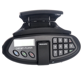 BuySKU73603 09A Steering Wheel Mount Bluetooth Handsfree Car Kit with MP3 Player /FM Transmitter /TTS /TF Slot (Black)