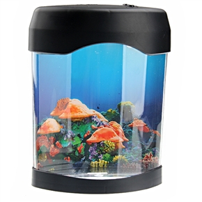 BuySKU73453 3 AA /USB Powered Electronic Color-changing LED Swimming Jellyfish Mood Night Lamp Aquarium Tank