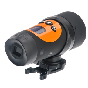 BuySKU73362 AT68A Portable Waterproof Outdoor Sport HD 720P Helmet Action Camera DVR DV with MIC /AV-out /SD Slot (Orange)