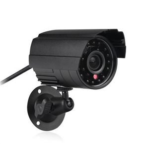 BuySKU73484 CCTV 1/3" Color CMOS 420 TV Lines Waterproof IR Security Camera Video Surveillance with Night Vision (Black)