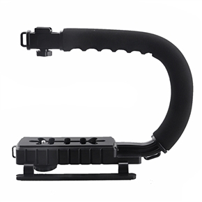 BuySKU73123 COCO CC-VH02 C-shaped Video Stabilizer Handle Mount Grip Holder for DSLR /Camcorder DV (Black)