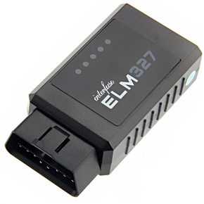 BuySKU73466 D3 ELM327 Portable Wireless Bluetooth OBDII Auto Car Diagnostic Scanner Tool (Black)