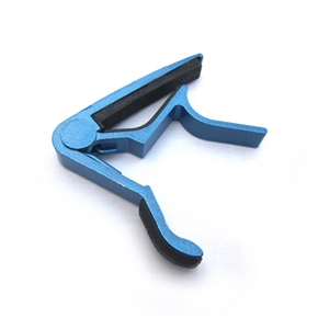 BuySKU73300 Durable Metal Single-handed Trigger Style Tune Quick-Change Guitar Capo (Blue)