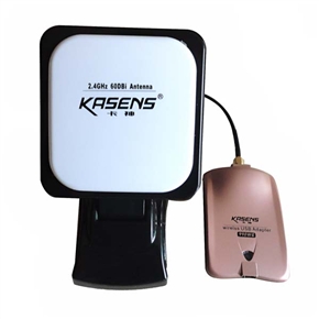 BuySKU73487 Kasens KS-990WG Ralink RT3070 Chipset 6000MW 60DBI Antenna 150Mbps Wireless WiFi USB Adapter