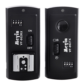 BuySKU73136 Meyin VF-902 FSK 2.4GHz Wireless Remote Flash Trigger for Panasonic /Olympus Camera (Black)