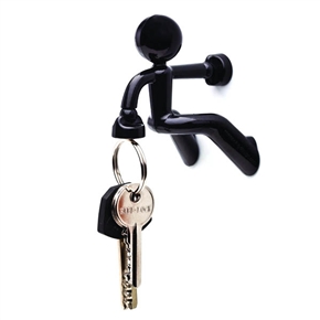 BuySKU73496 Novelty Wall Climbing Strong Magnetic Man Style Key Holder (Black)