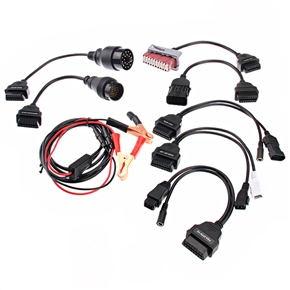 BuySKU73462 OBD OBD2 OBDII Adapter Cable Pack for AUTOCOM CDP Pro Car Diagnostic Tool - 8 pcs/set