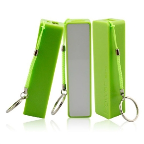 BuySKU73354 Portable 1600mAh Perfumed Mobile Power Bank Battery Charger with Key Ring for iPhone /iPod /Samsung /Nokia (Green)