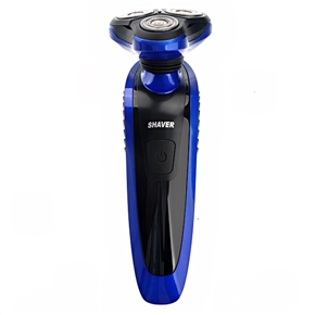 BuySKU73251 RSCX-8850 Portable 3 Heads Washable Rechargeable Men's Electric Shaver Razor with Pop-up Trimmer