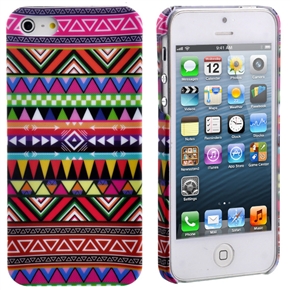 BuySKU73231 Retro Tribal Totem Pattern Hard Protective Back Case Cover for iPhone 5 (Red)