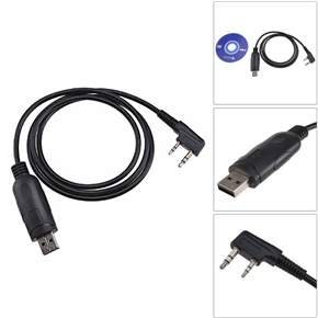 BuySKU73491 USB Programming Cable for Baofeng UV-5R /UV-3R+ Two-way Radio with Driver CD (Black)