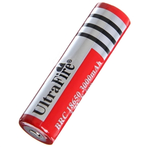 BuySKU73261 UltraFire 18650 3.7V 3000mAh IC Protected Rechargeable Li-ion Battery (Red)