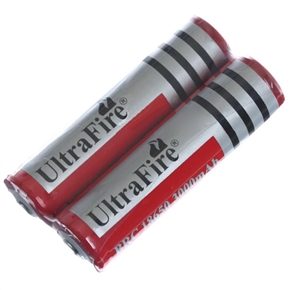 BuySKU63753 UltraFire 18650 3000mAh 3.7V Rechargeable Li-ion Battery (2 pcs/set)