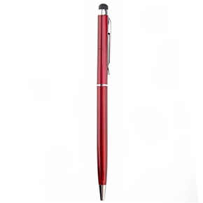 2-in-1 Universal Capacitive Touch Screen Stylus Pen & Ballpoint Pen for iPhone /iPad /Smartphone (Dark Red)