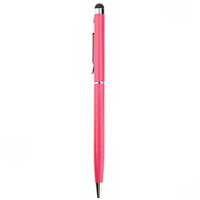 2-in-1 Universal Capacitive Touch Screen Stylus Pen & Ballpoint Pen for iPhone /iPad /Smartphone (Rosy)