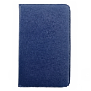 360-degree Rotating Stand Litchi Texture PU Protective Flip Case for Samsung Galaxy Tab 3 8.0 T310 /T311 /T315 (Blue)
